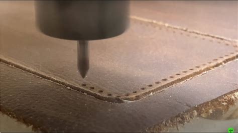 can you cut leather patches with cnc machine|cutting leather with cnc machine.